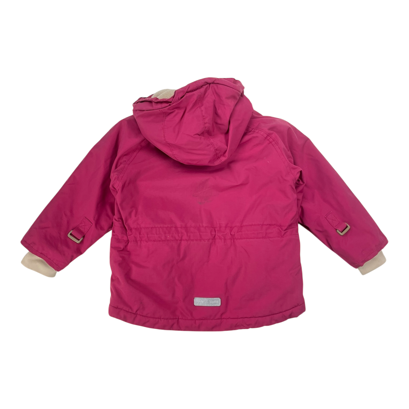 Mini A Ture fleece lined winter jacket, burgundy | 86cm