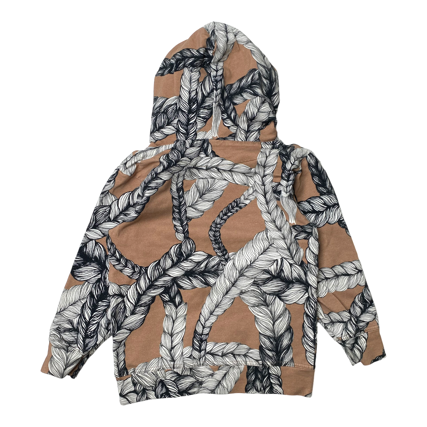 Vimma letti hoodie, brown | 100cm