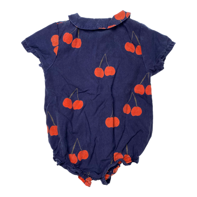 Mini Rodini wowen body, cherry | 68/74cm