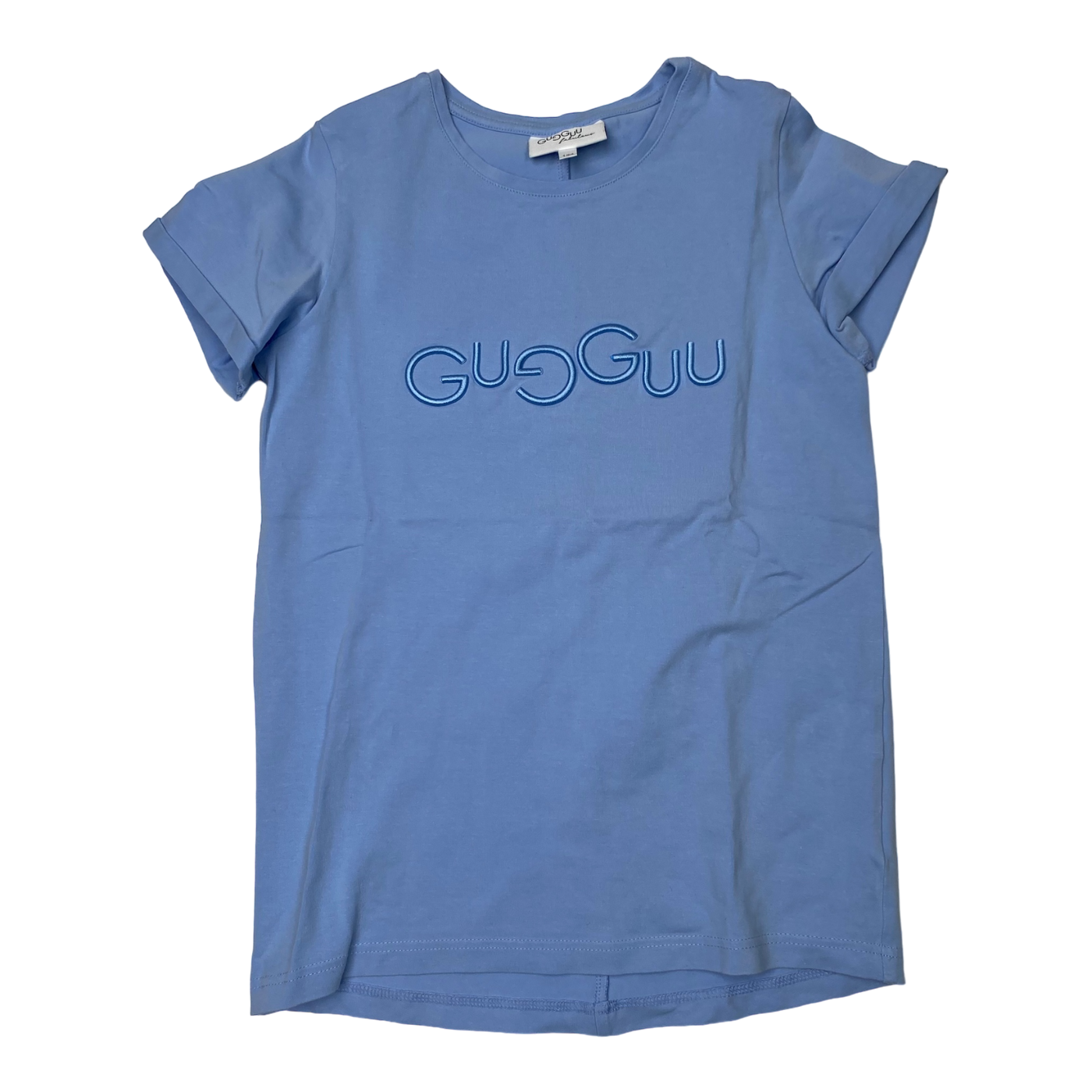 Gugguu logo t-shirt, sky blue | 134cm