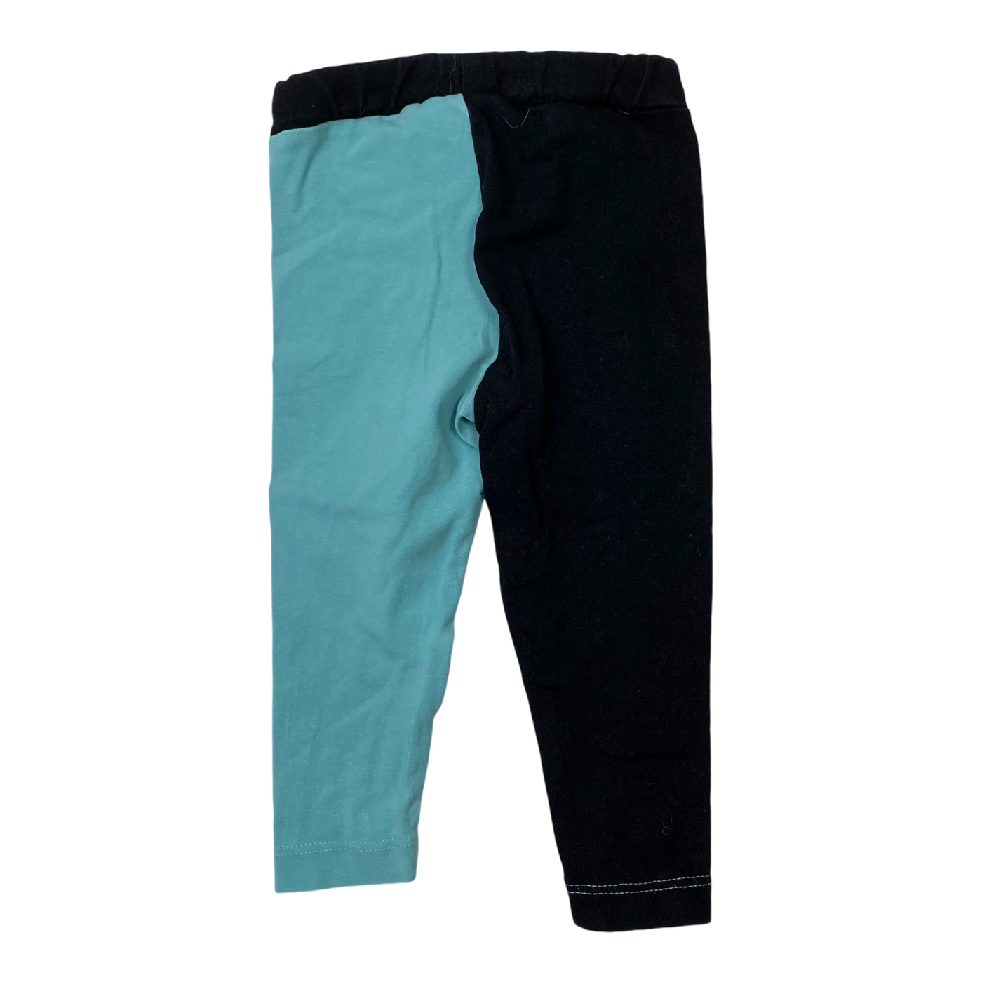 Gugguu block leggings, black and sky blue | 62cm