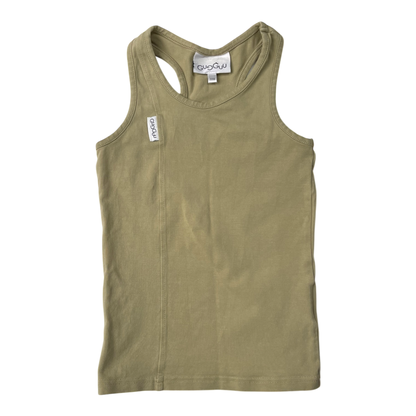 Gugguu tank top, olive | 110cm