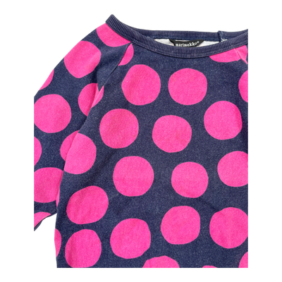 Marimekko sweatshirt, dots | 104cm