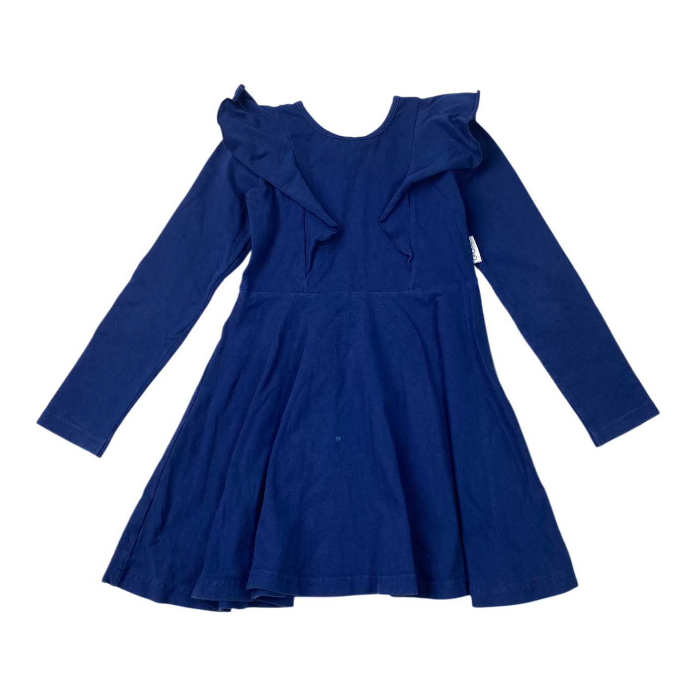 Gugguu frilla dress, midnight blue | 110cm