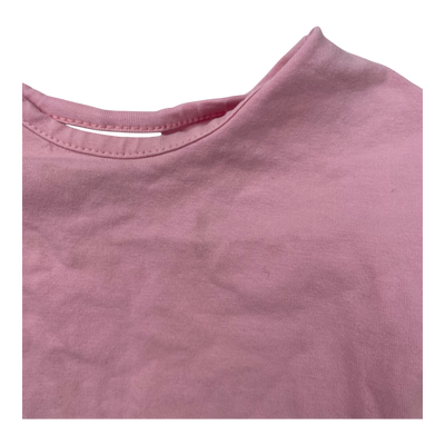 Gugguu frill t-shirt, pink | 80cm