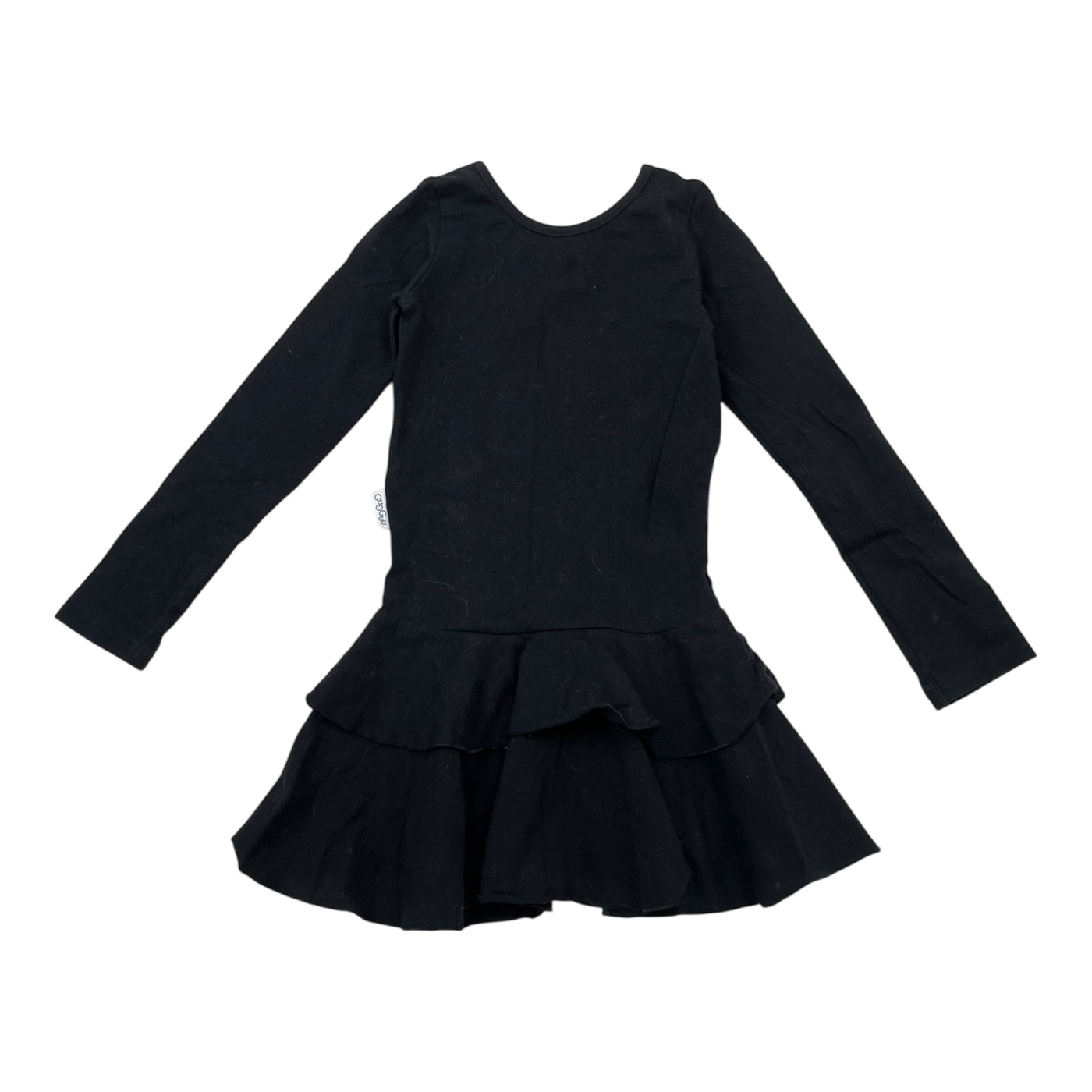 Gugguu frilla dress, black | 98cm