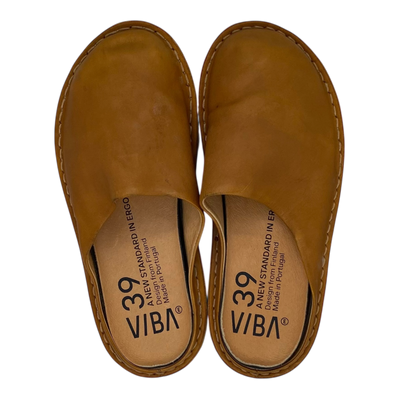 VIBAe Roma leather slippers, sunflower yellow | 39