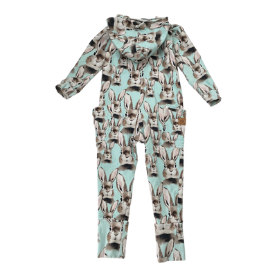 Metsola sweat jumpsuit, bunny | 98/104cm