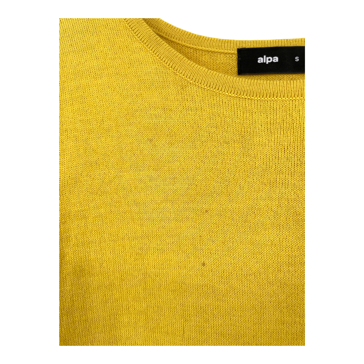 Alpa moonlight knit dress, yellow | woman S