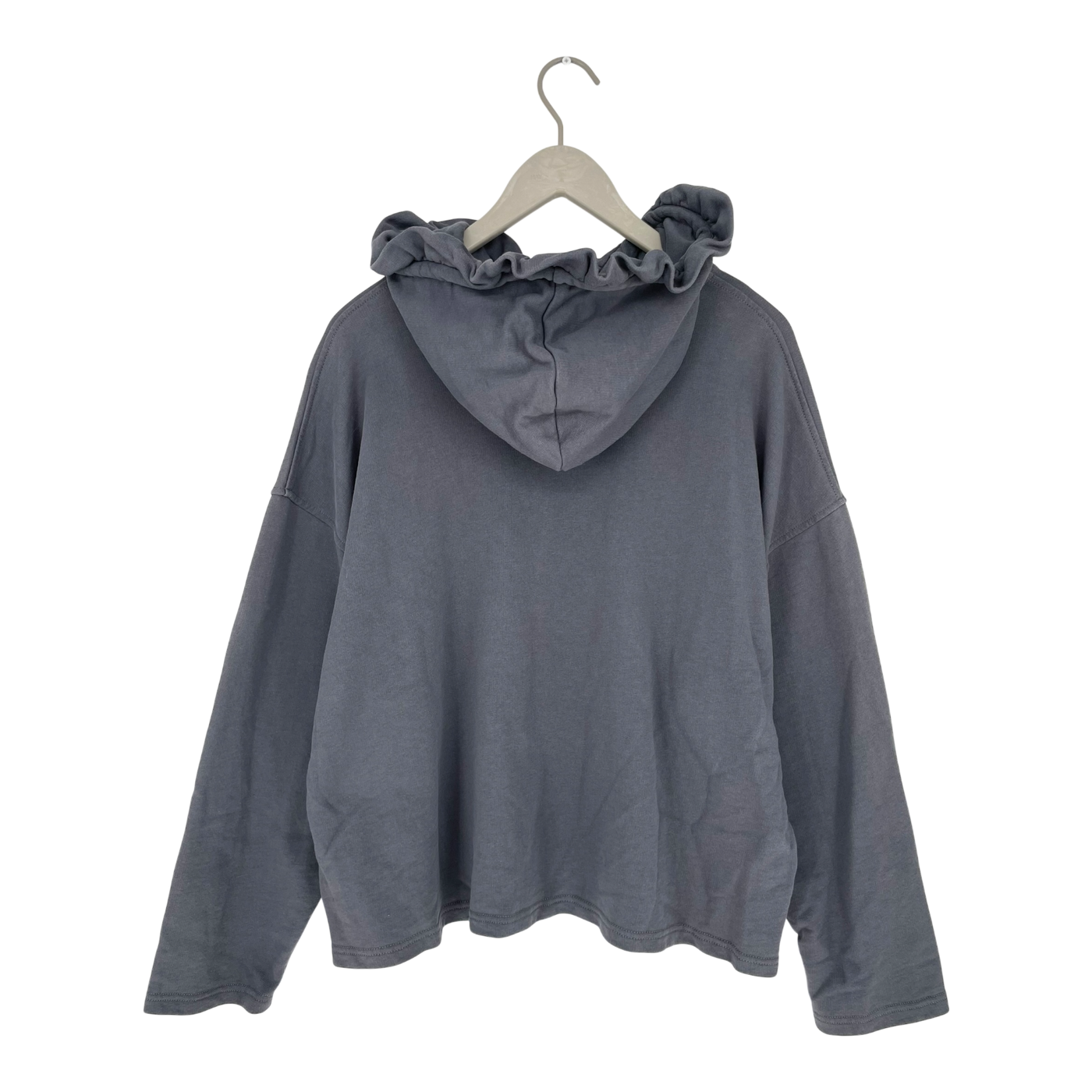 R/H Studio frill hoodie, grey | woman XL