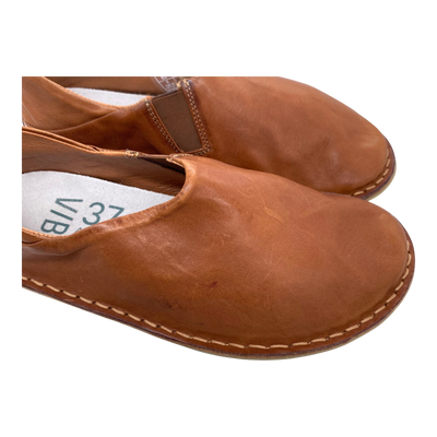 VIBAe Zuma leather shoes, cognac brown | 37