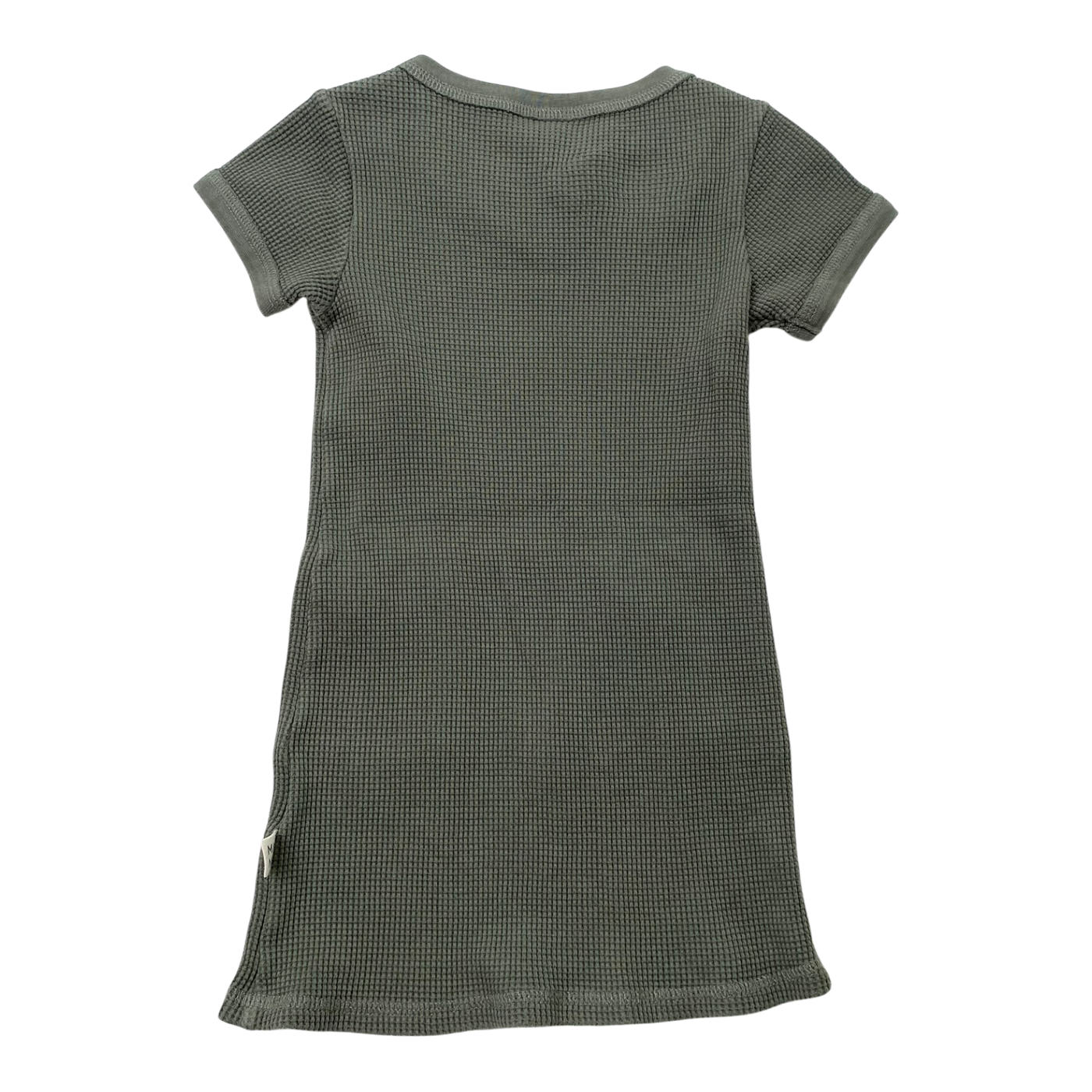 Mainio waffle dress, green | 86/92cm