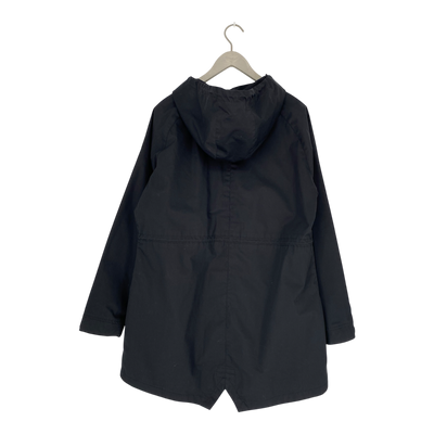 Makia midseason parka jacket, black | unisex L