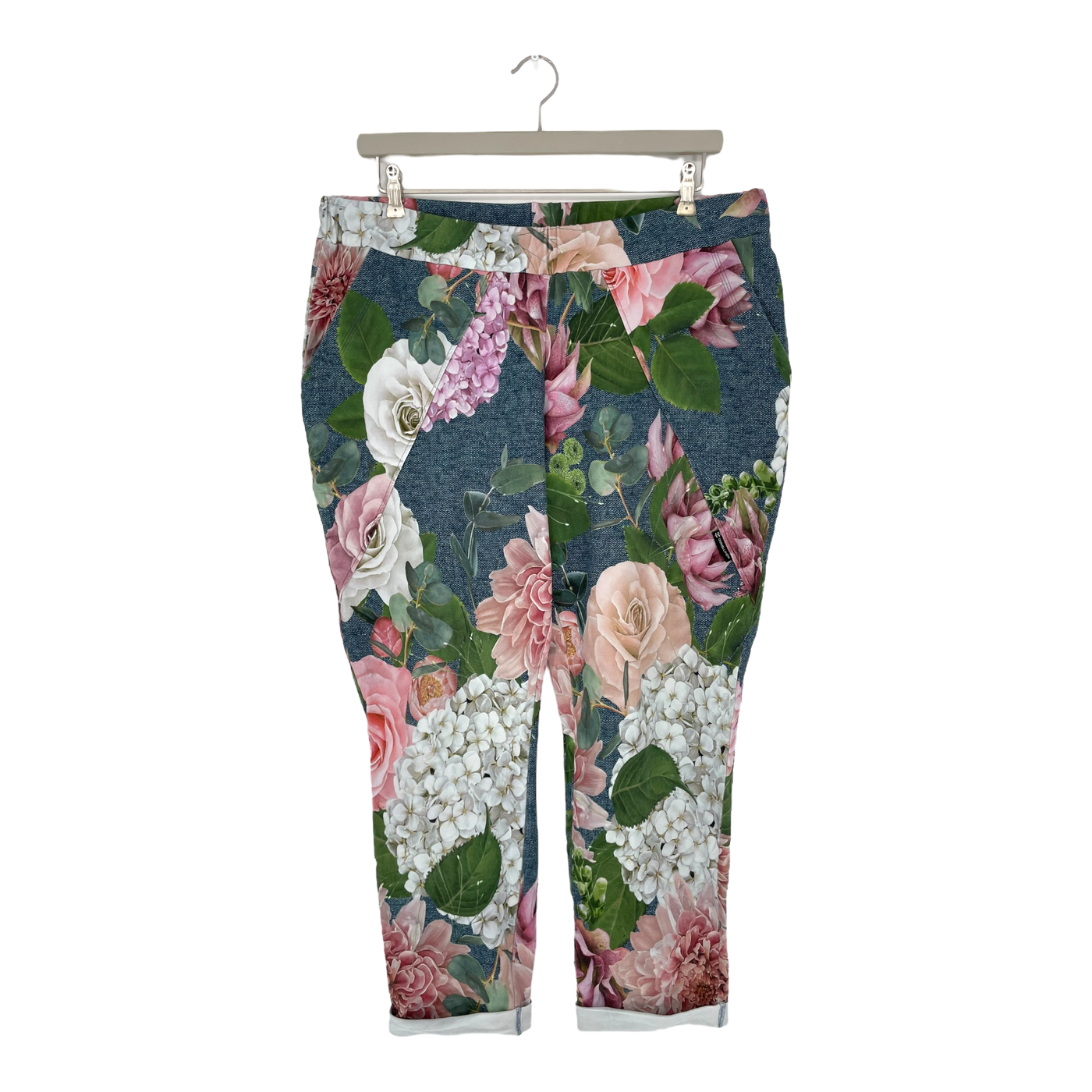 Ommellinen kolmio sweatpants, kukkakimppu | woman 3XL