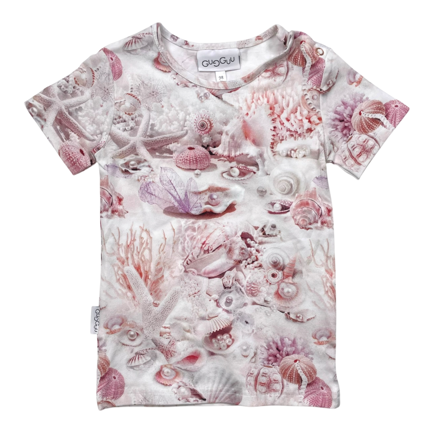 Gugguu t-shirt, seashell | 98cm