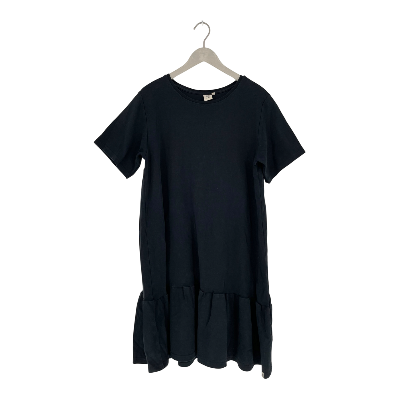 Kaiko ruffle t-shirt dress, black | woman L