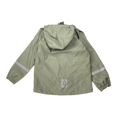 Reima rain jacket, brown/grey | 140cm