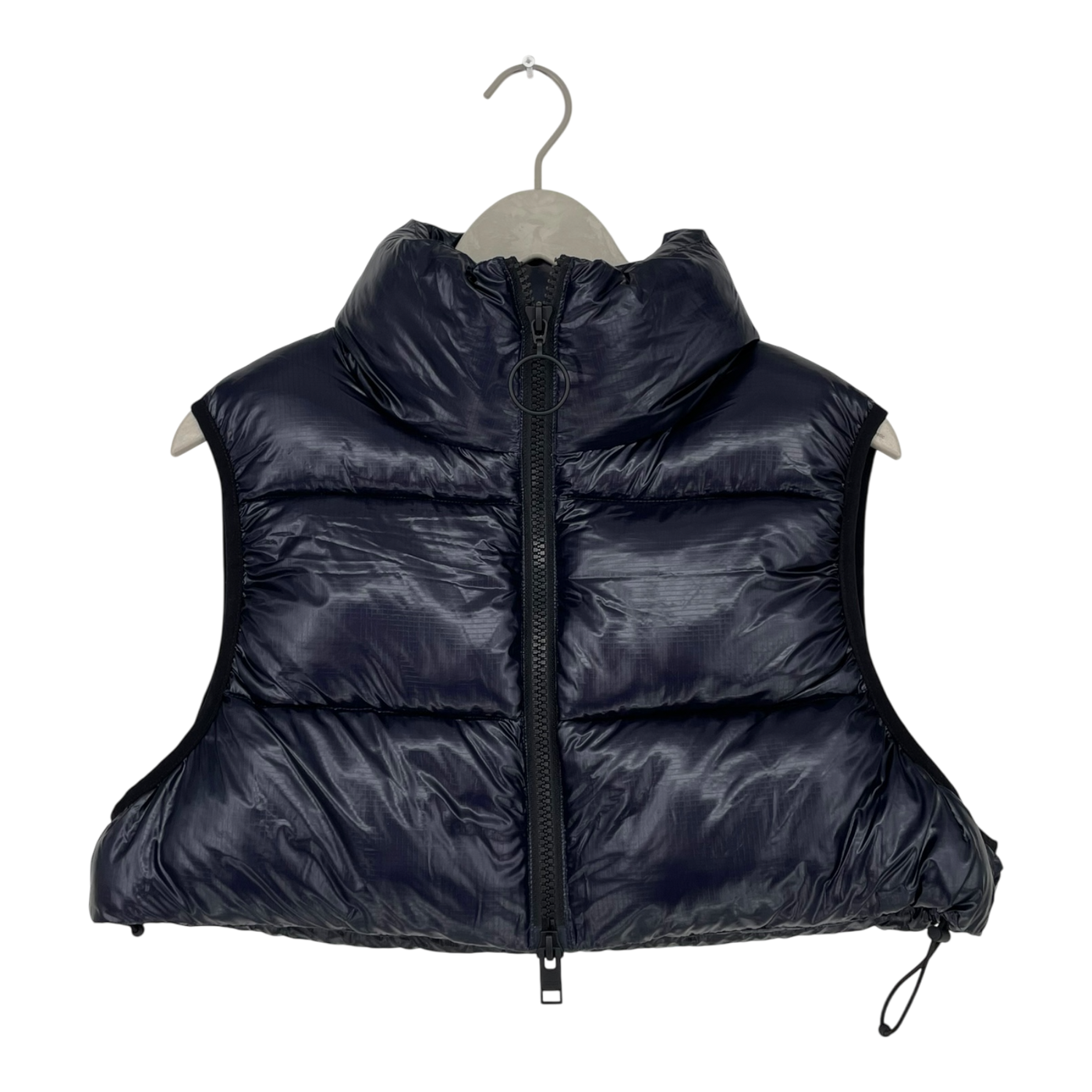 Embassy of Bricks and Logs vienna puffer vest, shiny dark navy | unisex S