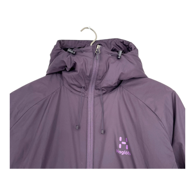 Haglöfs barrier hood jacket, purple | woman M
