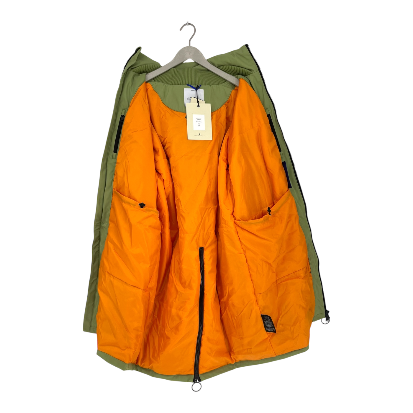 Embassy of Bricks and Logs stanton parka jacket, green | unisex L