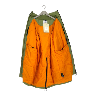 Embassy of Bricks and Logs stanton parka jacket, green | unisex L