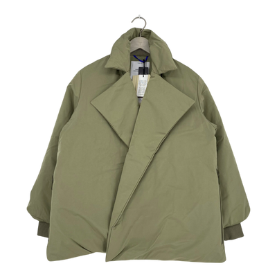 Embassy of Bricks and Logs avalon puffer jacket, pale olive | unisex S