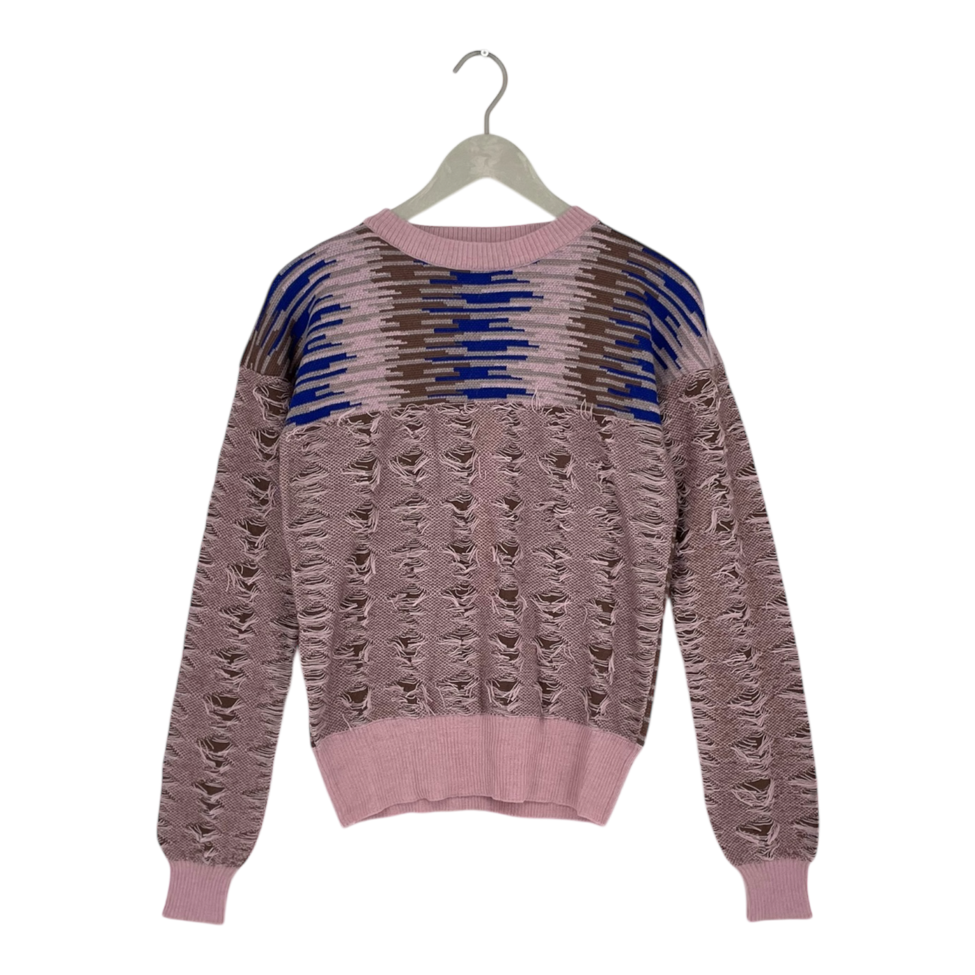 KARINFRAIDENRAIJ bello knitted sweater, multicolor/pink | woman M