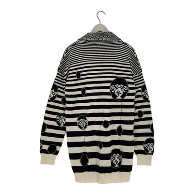 KARINFRAIDENRAIJ victoria knitted cardigan, back/white | woman M