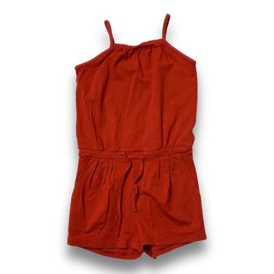 Gugguu spagetti tricot jumpsuit, red | 110cm