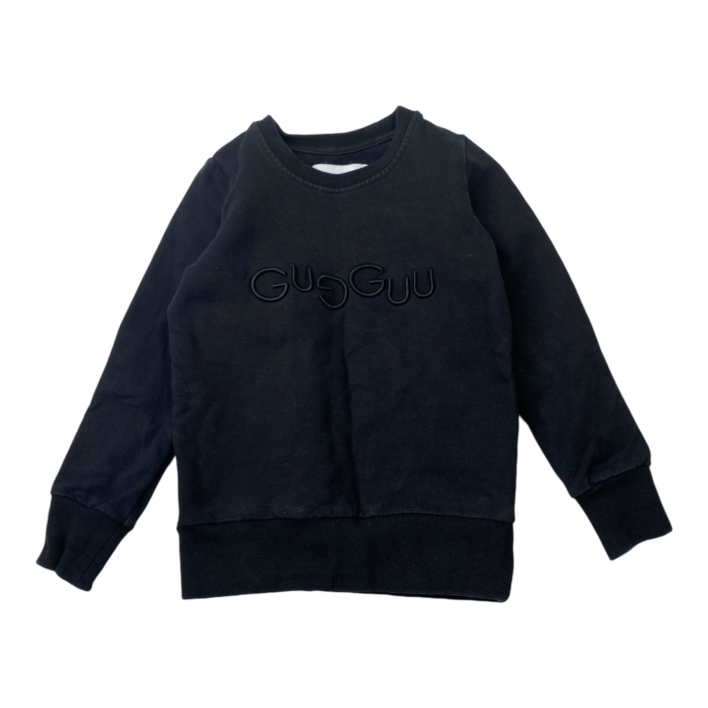 Gugguu logo sweatshirt, black | 104cm