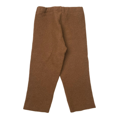 Mainio boiled wool pants, golden brown | 110/116cm