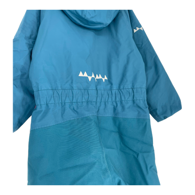 Isbjörn halfpipe overall, teal/smoothie | 122cm