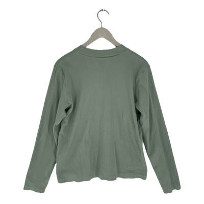 Aarre rib shirt, green | woman XXXL