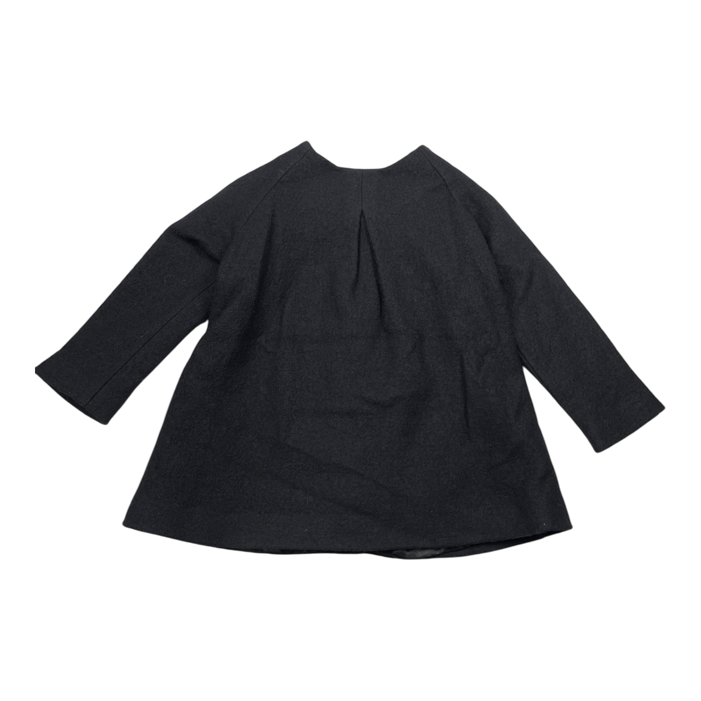 Metsola wool coat, black | 98/104cm