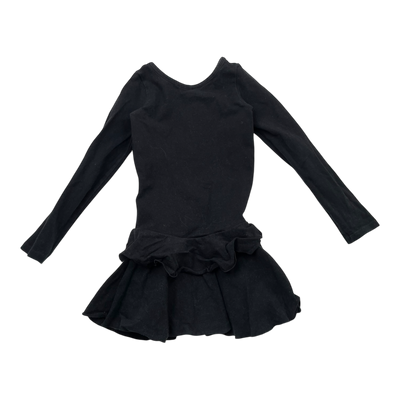Gugguu frilla dress, black | 98cm