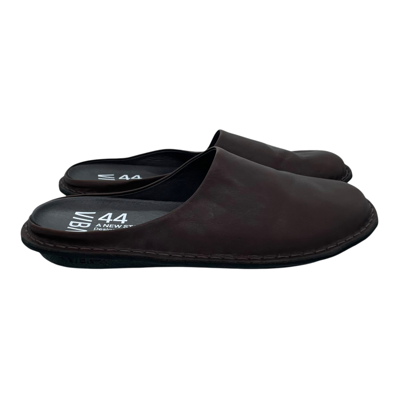 VIBAe Roma leather slippers, cocoa brown | 44