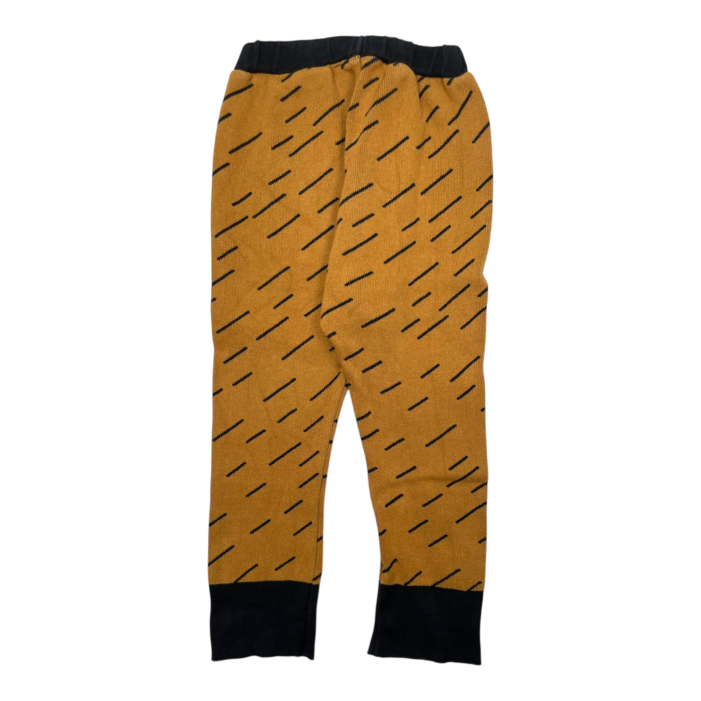 Papu knit stripe pants, brown/black | 98/104cm