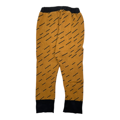 Papu knit stripe pants, brown/black | 98/104cm