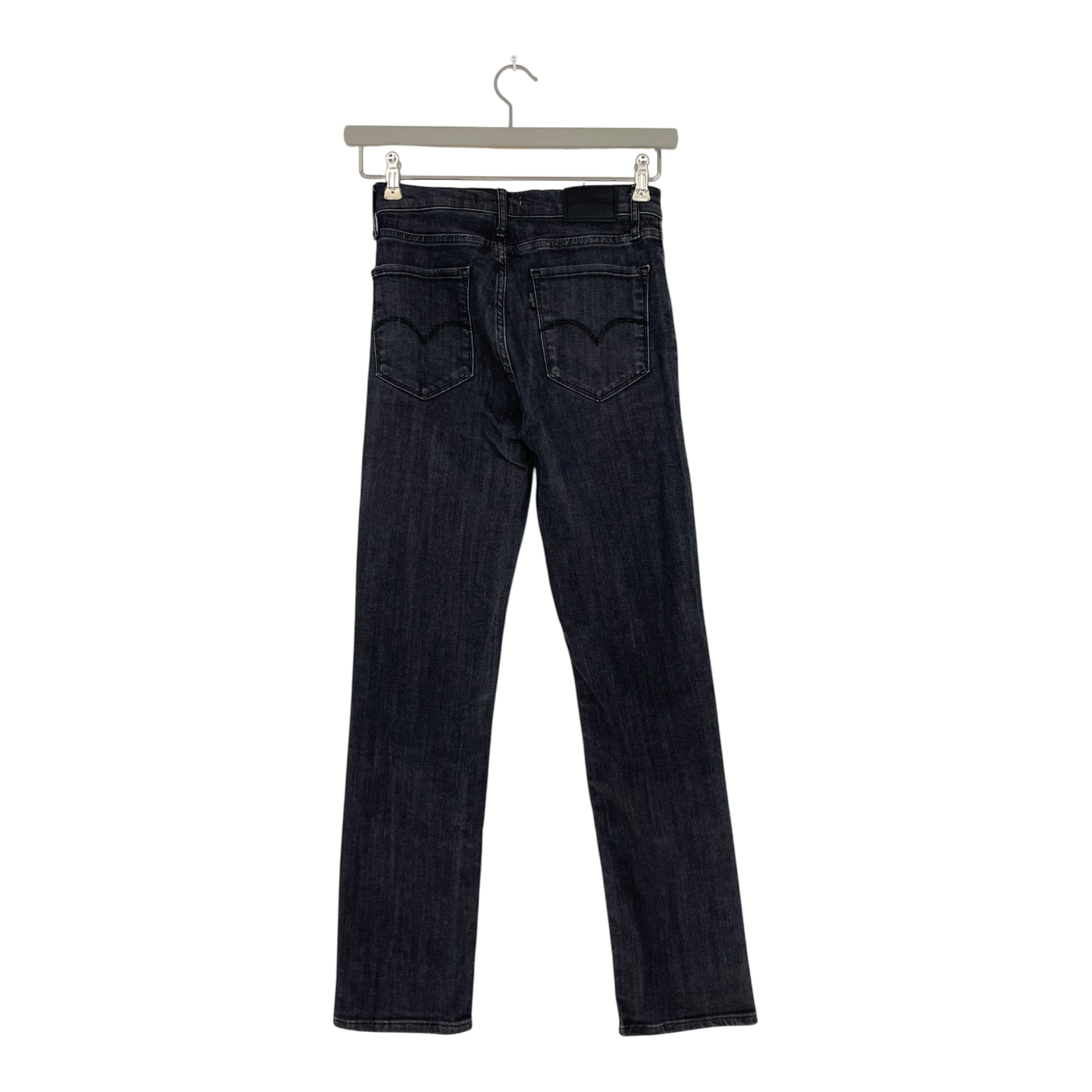 Levi's 724 high rise straight jeans, dark grey | woman W26 L30