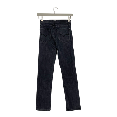 Levi's 724 high rise straight jeans, dark grey | woman W26 L30