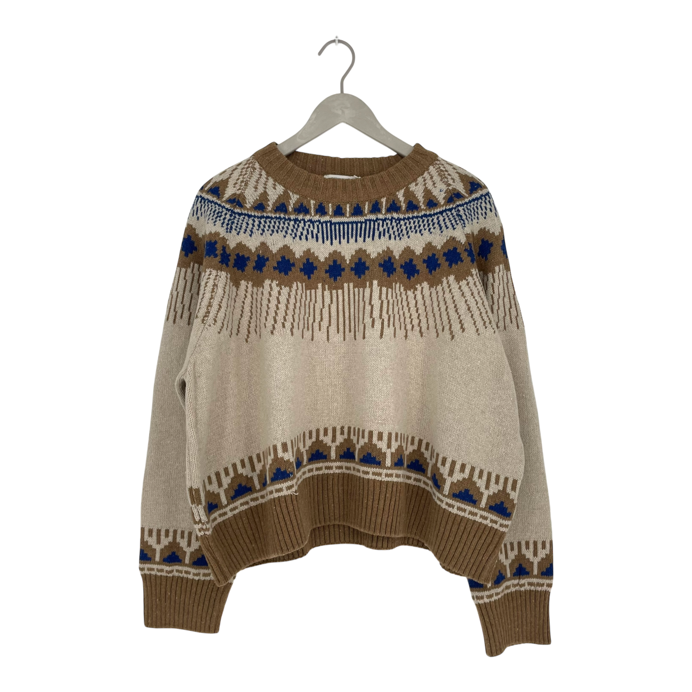 Dedicated senja wool sweater, pearl white | woman L