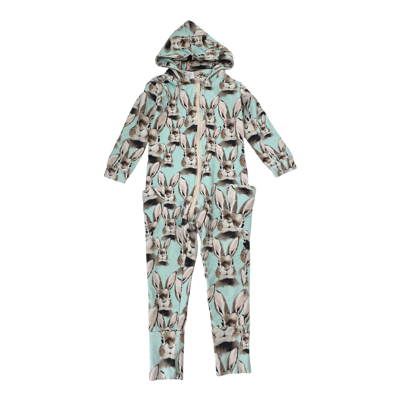 Metsola sweat jumpsuit, bunny | 98/104cm