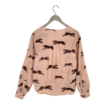 Kaiko woven blouse, panther | woman S