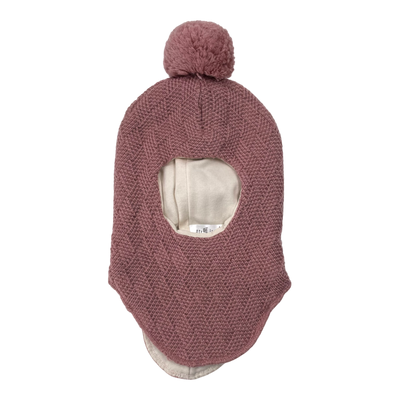 Kaiko grid balaclava, old rose | 1.5-5y