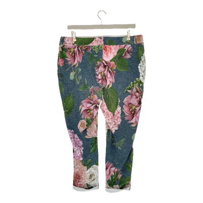 Ommellinen kolmio sweatpants, kukkakimppu | woman 3XL