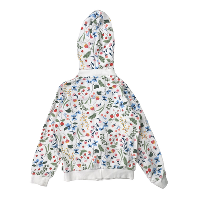 Polarn O. Pyret hoodie, flowers | 134cm