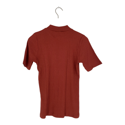 Toive rib t-shirt, mahogany | woman L