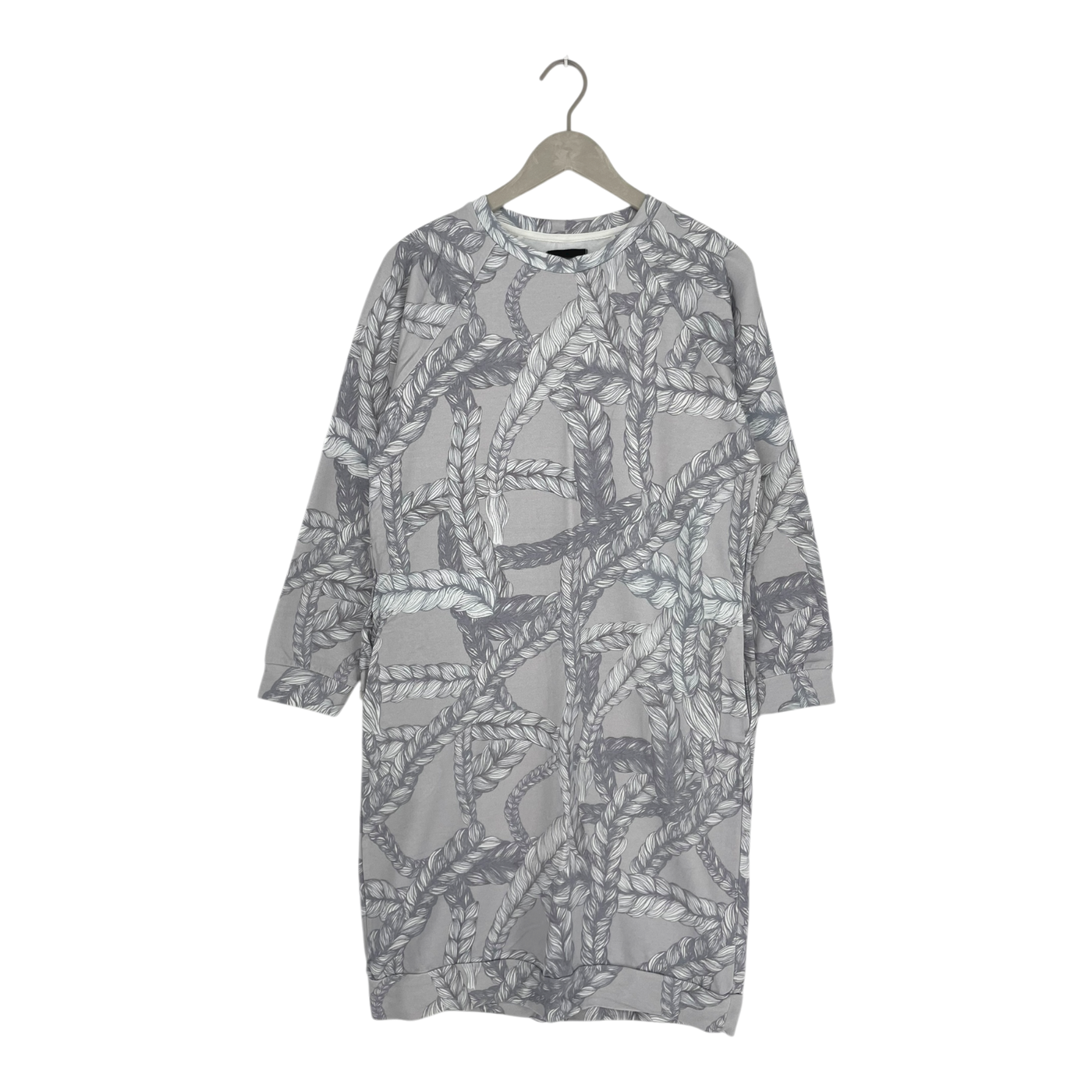 Vimma letti tricot dress, grey | woman onesize