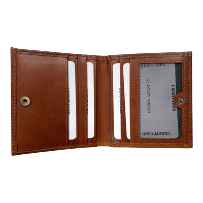 Holzrichter leather wallet, brown