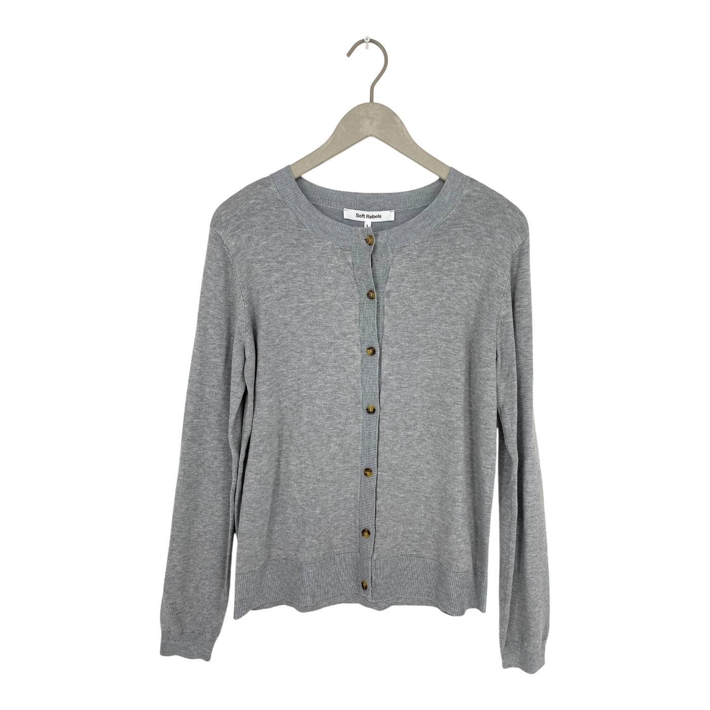 Soft Rebels marla knit cardigan, grey | woman S